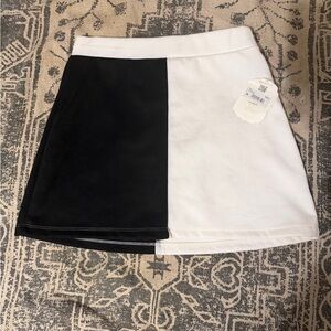 Black and White Women's Skirt